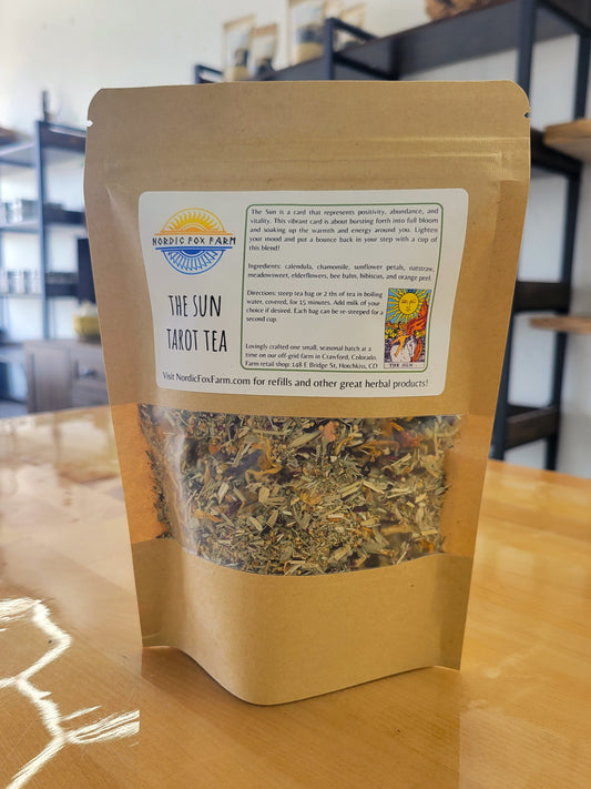 Sun Tarot Tea {for a burst of positivity, vitality, and abundance}